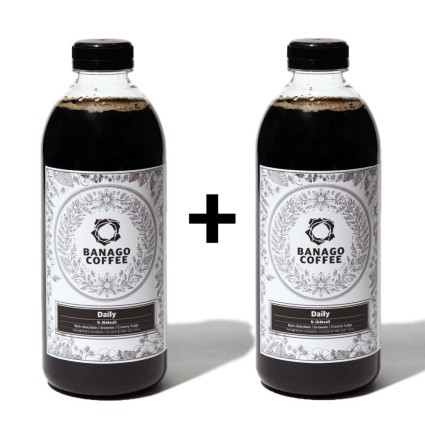 콜드브루원액 바나고커피 더치커피원액 1L+1L 브라질 디카페인